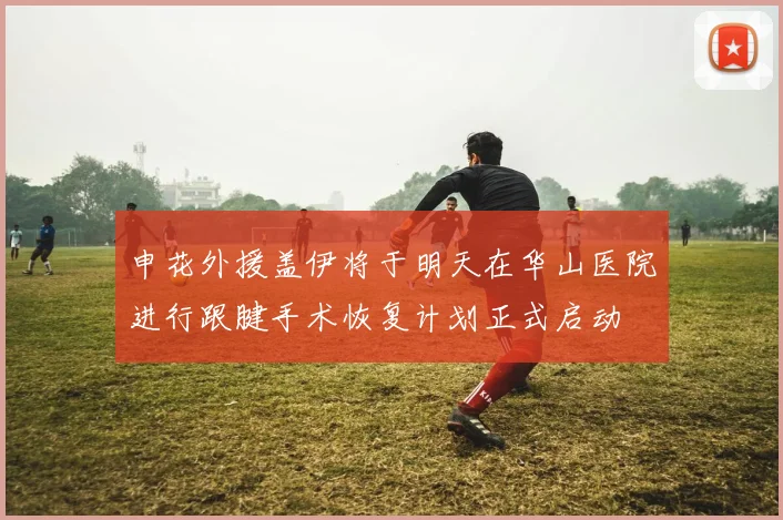 申花外援盖伊将于明天在华山医院进行跟腱手术恢复计划正式启动